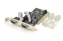 Digitus Kontroler COM DIGITUS PCI 2xRS-232/COM, Low Profile, Chipset: MCS9865