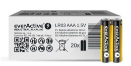 Everactive Baterie alkaliczne AAA/LR03 everActive Industrial Alkaline 40 sztuk