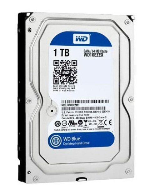 Western Digital Dysk WD Blue™ WD10EZEX 1TB 3,5" 7200 64MB SATA III