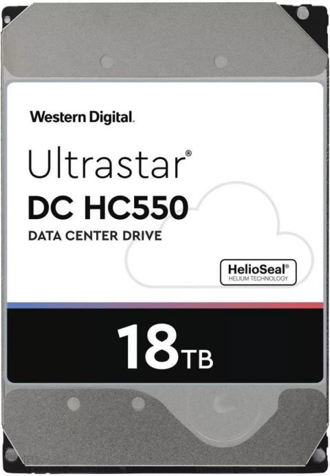 Western Digital Dysk Western Digital Ultrastar DC HC550 He18 18TB 3,5" 7200 512MB SATA III 512e SE WUH721818ALE6L4