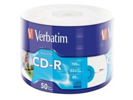 VERBATIM CD-R Verbatim 700MB Extra Protection Printable Wrap (50 Spindel)