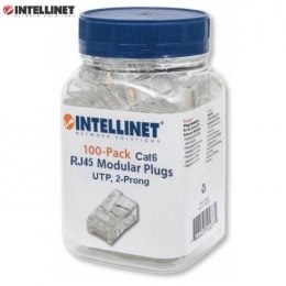 Intellinet Wtyk Intellinet RJ45 8P/8C UTP Cat.6/linka 100szt.