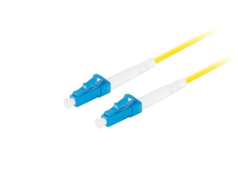 LANBERG Patchcord światłowodowy Lanberg SM LC/UPC-LC/UPC SIMPLEX 3.0mm LSZH G657A1 2m żółty