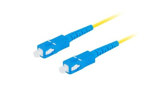 LANBERG Patchcord światłowodowy Lanberg SM SC/UPC-SC/UPC SIMPLEX 3.0mm LSZH G657A1 5m żółty