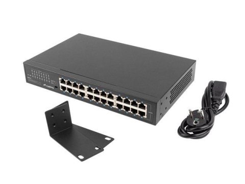 LANBERG Switch niezarządzalny Lanberg 24x 1Gb Gigabit Ethernet Rack 19"