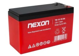 Nexon Akumulator żelowy Nexon TN-GEL-10 12V 10Ah - głębokiego rozładowania i pracy cyklicznej