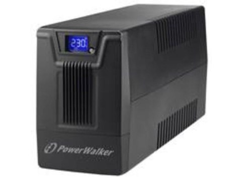 POWER WALKER Zasilacz awaryjny UPS Power Walker Line-Interactive 800VA SCL 2x Schuko 230V RJ11/45 In/Out USB LCD