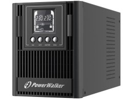 POWER WALKER Zasilacz awaryjny UPS Power Walker On-Line 1000VA AT 3x FR Out, USB/RS-232, LCD, Tower, EPO