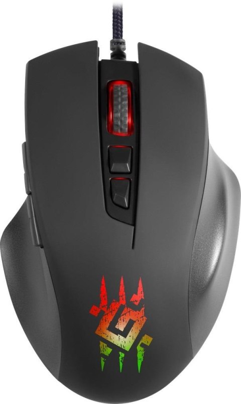 Defender Mysz przewodowa Defender WOLVERINE GM-700L 12800dpi 7P Gaming RGB