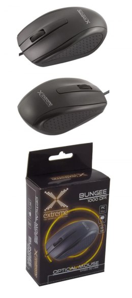 Extreme Mysz przewodowa Extreme 3D BUNGEE XM110K optyczna czarna