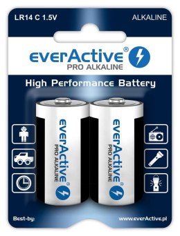 Everactive Baterie alkaliczne C/LR14 everActive Pro Alkaline 2 sztuki
