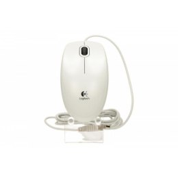 LOGITECH Mysz przewodowa Logitech B100 optyczna biała
