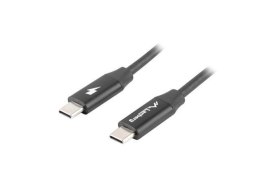 LANBERG Kabel USB 2.0 Lanberg Type-C M/M 1,8m czarny premium QC 4.0 PD