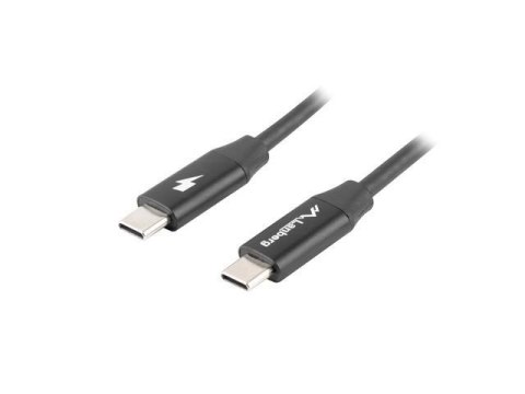 LANBERG Kabel USB 2.0 Lanberg Type-C M/M 1,8m czarny premium QC 4.0 PD