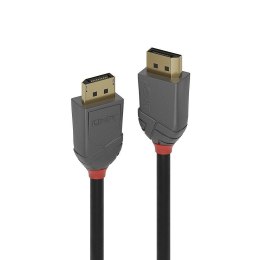 LINDY Kabel DisplayPort 1.2, LINDY Anthra Line 4K UHD M/M, czarny, 3m