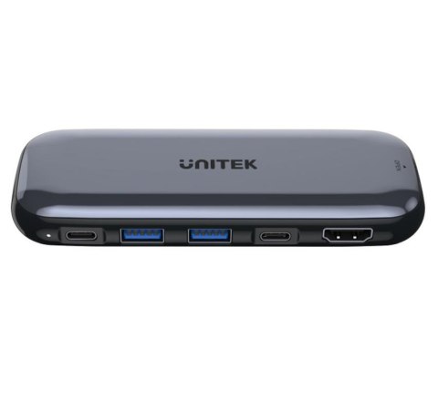 Unitek Hub Storage USB-C Unitek D1046A dyski M.2, HDMI, PD 100W