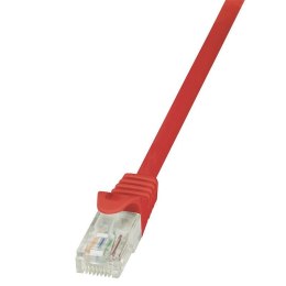 LogiLink Patchcord LogiLink CP1014U CAT5e U/UTP 0,25m, czerwony