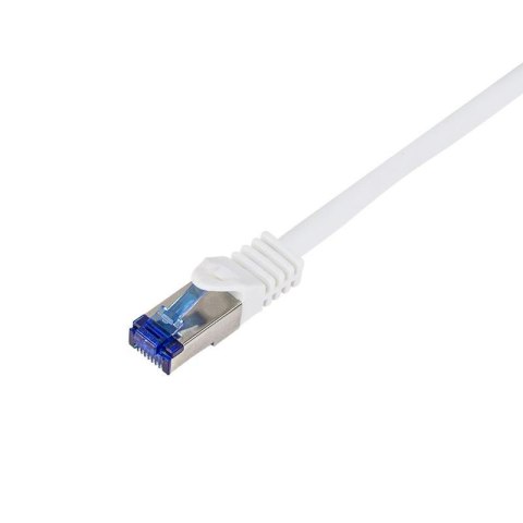 LogiLink Patchcord LogiLink C6A021S Cat.6A S/FTP Ultraflex 0,50m biały