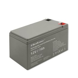 Qoltec Akumulator AGM Qoltec 12V | 7Ah | max. 105A | Security