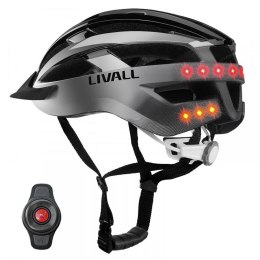 Livall Kask rowerowy Livall MT1Neo Intercom/BT/LED/SOS Rozm.54-58cm szary