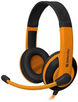 Defender Słuchawki z mikrofonem Defender WARHEAD G-120 Gaming pomarańczowo-czarne + GRA