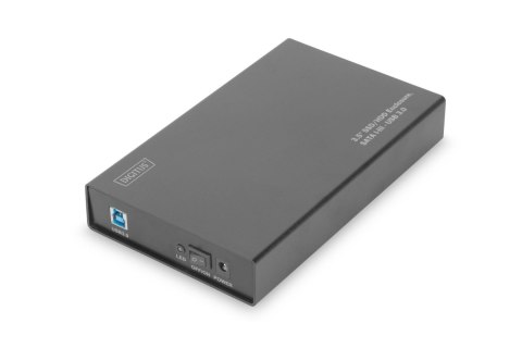 Digitus Obudowa Digitus USB 3.0 na dysk SSD/HDD 3.5" SATA III, z zasilaczem, aluminiowa