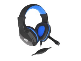 Genesis Słuchawki z mikrofonem Genesis Argon 100 Gaming czarno-niebieskie