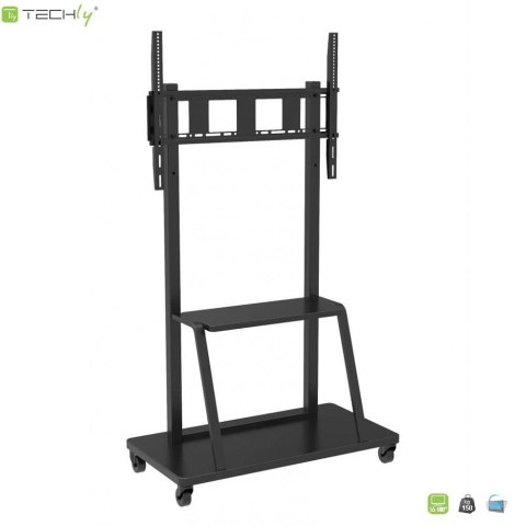 Techly Stojak mobilny Techly 55"-100", 150kg z półką