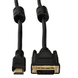 AKYGA Kabel adapter Akyga AK-AV-13 DVI-D (M) (24+1) - HDMI (M) 3m czarny