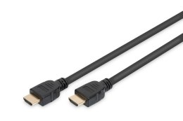 Digitus Kabel DIGITUS połączeniowy HDMI 2.1 Ultra HighSpeed 8K60Hz UHD Typ HDMI A/A M/M czarny 1m