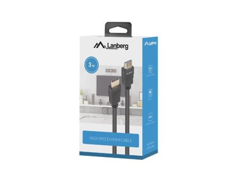 LANBERG Kabel HDMI Lanberg M/M v1.4 CCS 3m czarny Box