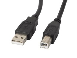 LANBERG Kabel USB 2.0 Lanberg AM-BM Ferryt 5m czarny
