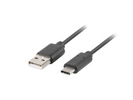 LANBERG Kabel USB 2.0 Lanberg Type-C(M) - AM 1m czarny QC 3.0