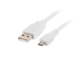 LANBERG Kabel USB 2.0 Lanberg micro AM-MBM5P 1,8m biały