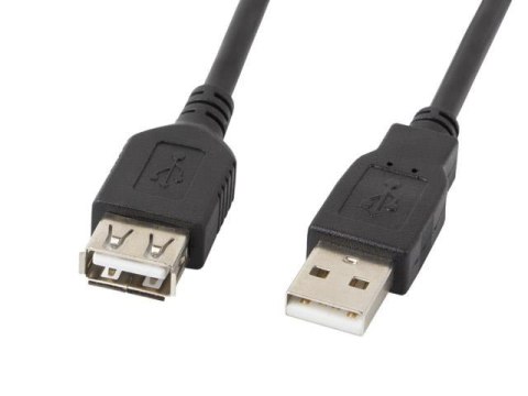 LANBERG Przedłużacz USB 2.0 Lanberg AM-AF 0,7m czarny