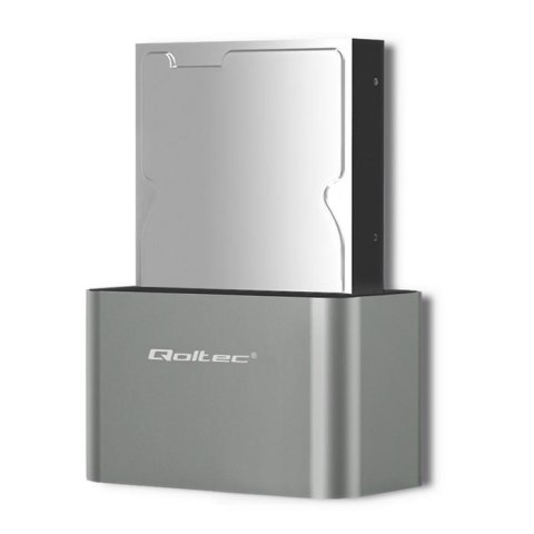 Qoltec Stacja dokująca Qoltec dysków HDD/SSD | 2.5" / 3.5" SATA | USB 3.0