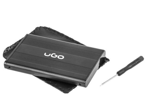 UGO Obudowa na dysk HDD/SSD UGO UKZ-1003 USB 2.0 SATA 2,5" aluminium