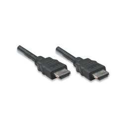 Manhattan Kabel Manhattan HDMI/HDMI M/M 1.4 Ethernet, niklowane złącza, 10m, czarny