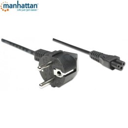 Manhattan Kabel zasilający Manhattan koniczynka 1,8m, czarny ICOC