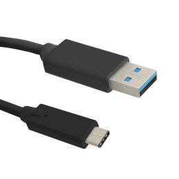Qoltec Kabel USB Qoltec 3.1 typ C męski USB 3.0 A męski 1,8m