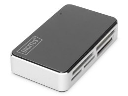 Digitus Czytnik kart DIGITUS DA-70322-2 USB 2.0, uniwersalny, czarno-srebrny