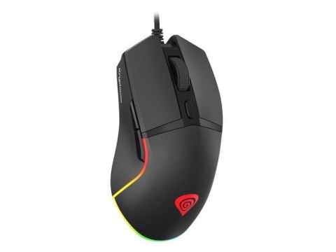 Genesis Mysz przewodowa Genesis Krypton 220 optyczna Gaming 6400DPI czarna