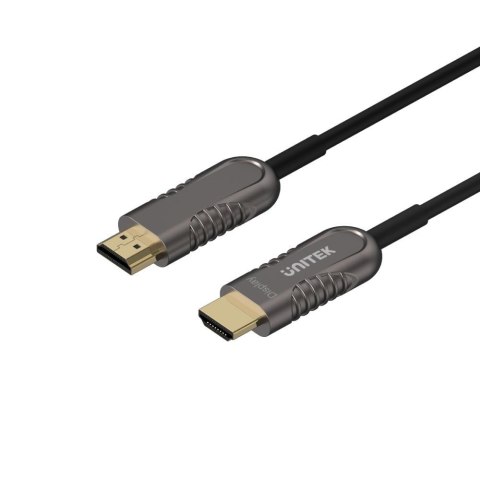 UNITEK Kabel optyczny HDMI Unitek Y-C1031BK HDMI 2.0, AOC, 4K 60Hz, 30m