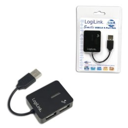 LogiLink Hub USB LogiLink UA0139 4xUSB 2.0, czarny