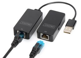 Digitus Przedłużacz/Extender DIGITUS USB 2.0 po skrętce Cat.5e/6 UTP, do 50m