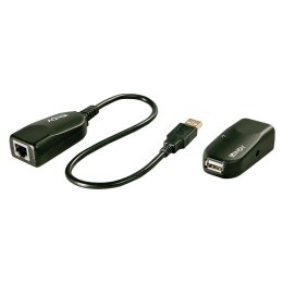 LINDY Extender USB 2.0 LINDY Cat.5 50m czarny