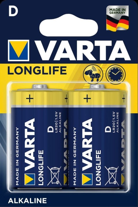 Varta Baterie Baterie VARTA Longlife Extra LR20/D 2szt