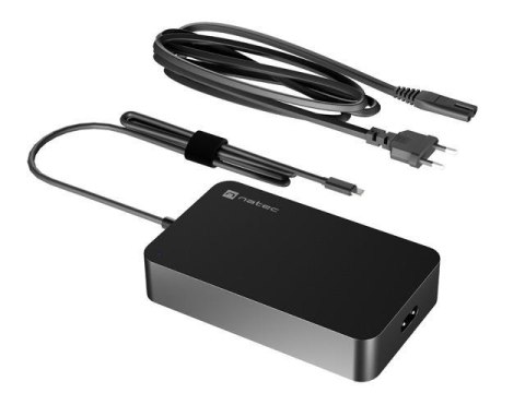 Natec Zasilacz sieciowy uniwersalny Natec Grayling USB-C 90W do laptopów, tabletów, telefonów