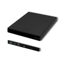 Qoltec Obudowa/kieszeń Qoltec na napęd optyczny CD/DVD SATA | USB2.0 | 9.5mm