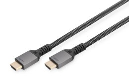 Digitus Kabel HDMI 2.1 DIGITUS PREMIUM połączeniowy Ultra HighSpeed 8K60Hz UHD Typ HDMI A/A M/M czarny 3m